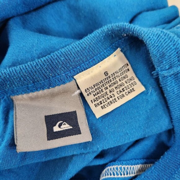 Quicksilver Boardriders Club T-Shirt Mens Size Small Kuala Lumpur Vtg 90s Blue - Picture 6 of 8